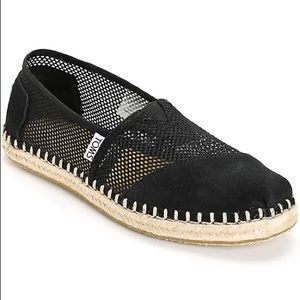 TOMS Classic Women’s Black Mesh Shoes